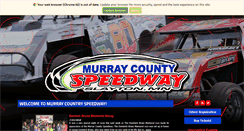 Desktop Screenshot of murraycountyspeedway.net